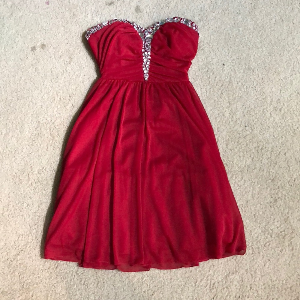 Strapless party dress